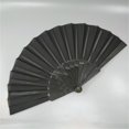thumbnail image 4 of Abanico de plástico español de 23 cm, abanico de algodón y poliéster de 7 pulgadas, abanico de plástico de hueso, abanico de regalo de boda de color sólido, 11 Uds. ER, 4 of 5