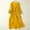 Yellow, variant on ITSAME Women's Maxi Dress, V-Neck Pleated Expandable Waist Lace Embroidery Casual Dressy Dresses White M