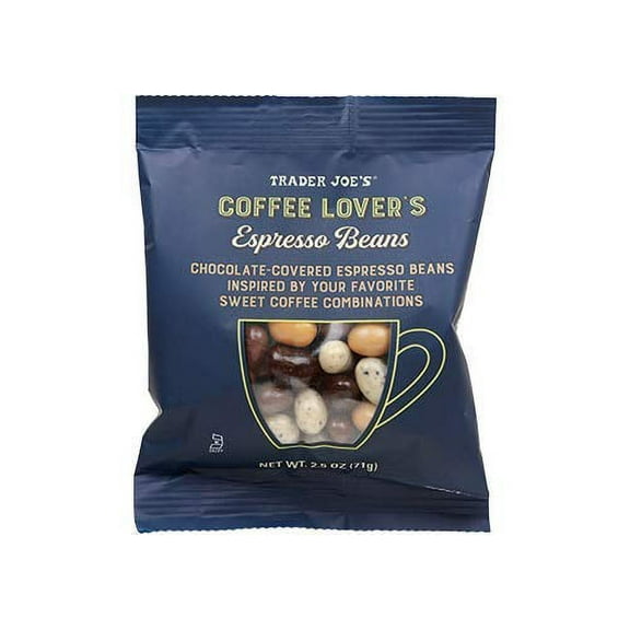 Trader Joe's Coffee Lover's Chocolate-Covered Assorted Espresso Beans - 5 Pack (12.5 oz)