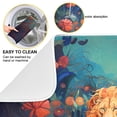 thumbnail image 2 of Lion with Flowers Leaves Dish Drying Mat Dish Drainer Rack Mats Water Absorbent Non-Slip Easy Clean Heat Resistant for Kitchen Counter, 2 of 8