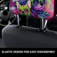 thumbnail image 6 of 2 PCS Car Headrest Cover, French Bulldog Cool No.113 Soft Car Seat Head Rest Cover Protector Interior Car Accessories Seat Covers for Cars Truck Auto Only Covers, 6 of 8