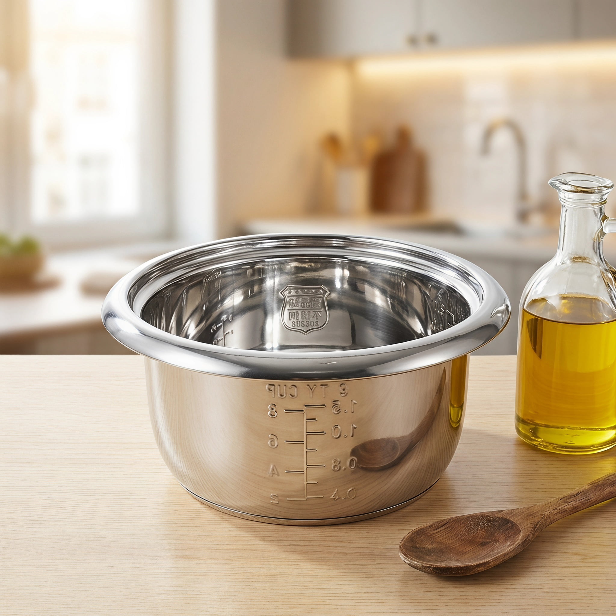 Stainless steel rice cooker inner bowl for Zojirushi NS-TSC18/NL
