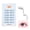 PURE, variant on CORINGCO TokTok Hara No Glue Half Eyelash, Pre-Adhesive Strip False Lashes, Natural Outer Corner Lash Extension for Lifted Eye Look, Lightweight Reusable K-Beauty Lashes