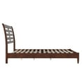 thumbnail image 5 of HomeStock Old World Opulence Solid Wood Low Profile Platform Bed in Walnut, 5 of 5