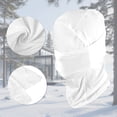 thumbnail image 4 of Unique Bargains Quick-drying Ice Silk Solid Balaclava Face Mask 1 Pc White, 4 of 5