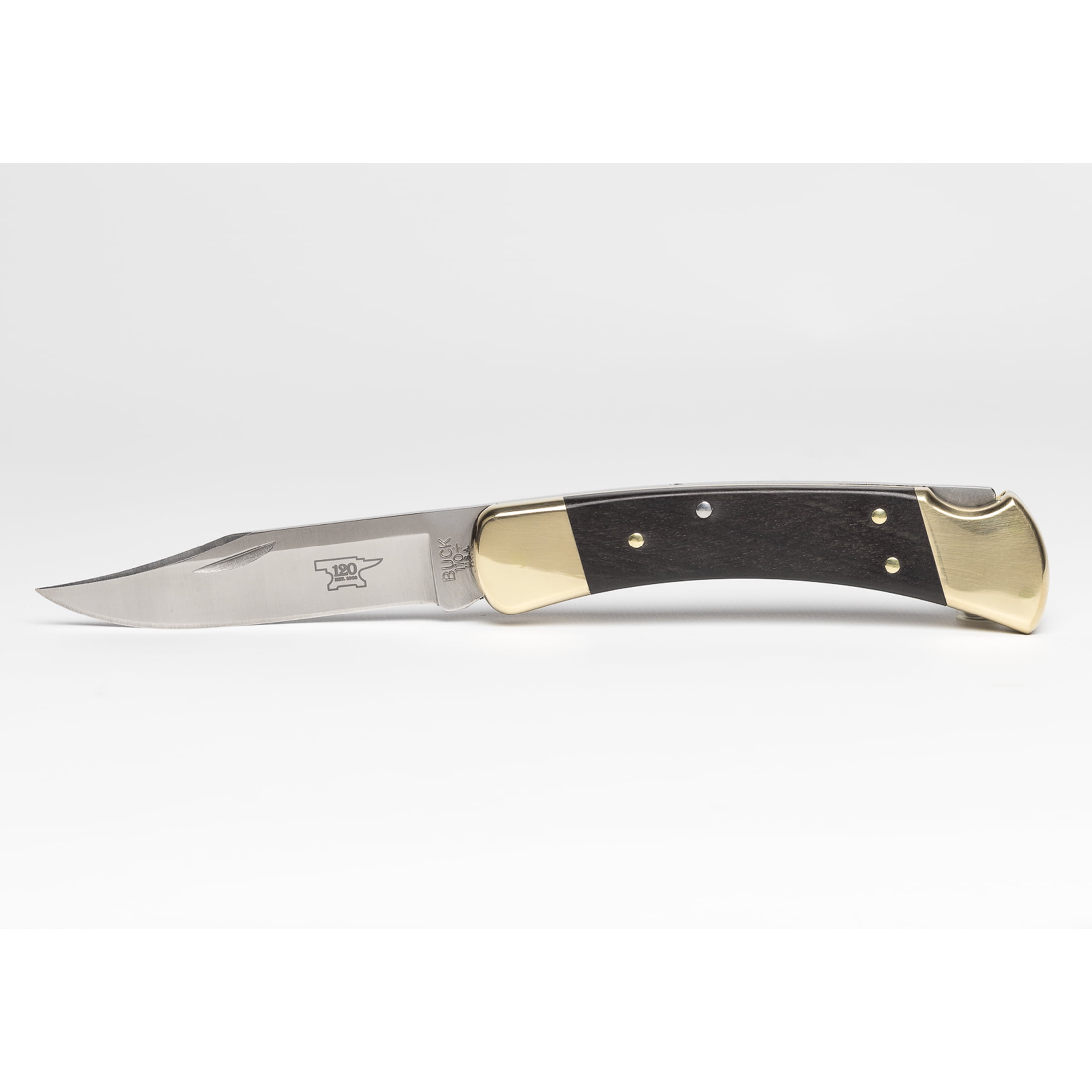 Buck Knives 110 Folding Hunter with Coin, 120th Anniversary Knife Tin