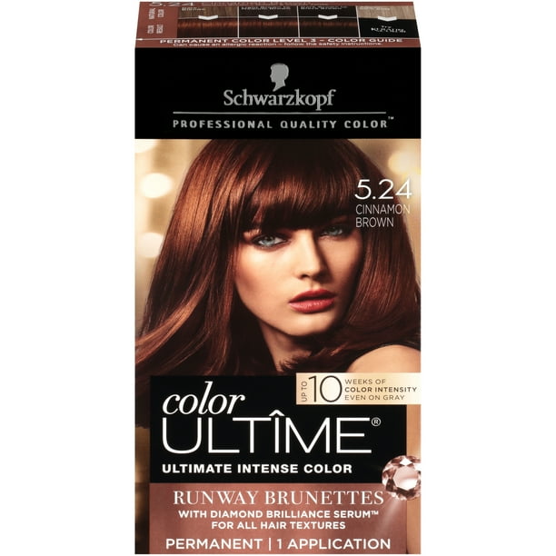 Schwarzkopf Color Ultime Permanent Hair Color Cream, 5.24 Cinnamon