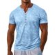 thumbnail image 1 of Blusas y camisas de manga corta con cuello en V Camisa casual de manga corta para hombre Camisa abotonada para hombre Camisa de manga corta Top/camiseta con cuello en V Tops para hombre, 1 of 4