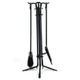 thumbnail image 1 of Topbuy Ensemble d'Outils de Cheminée Robustes 5 Pcs en Acier Accessoires de Cheminée, 1 of 10