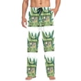 thumbnail image 2 of Green Shop Mens Pajama Pants Cotton Elastic Waistband Lounge Sleep Pajama Bottoms Pj with Pocket, 2 of 7