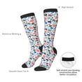 thumbnail image 5 of Bingfone Compression Socks for Women and Men Long Socks for Running Athletic Cycling Nurse-Sport Items, 5 of 8