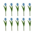 thumbnail image 2 of 10 PCS Real Touch Artificial Tulip Flowers 13 Inch PU Tulips Stems, Multicolor Spring Bouquet for Easter, Mother's Day, Valentine's Decor, Wedding, and Home Floral Arrangements -H, 2 of 5