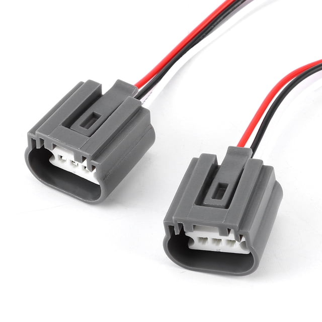 Harness Adapter Connector Socket Harness Female Socket Wiring Light Socket Harness H13 Adapter Harness 2pcs H13 9008 Female Socket Wire Harness Adapter Connector For Light Heat