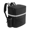 thumbnail image 1 of Bolsa para llevar pizza al hombro, caja portátil para llevar, bolsa de aislamiento gruesa de gran capacidad, bolsa de entrega, 1 of 6