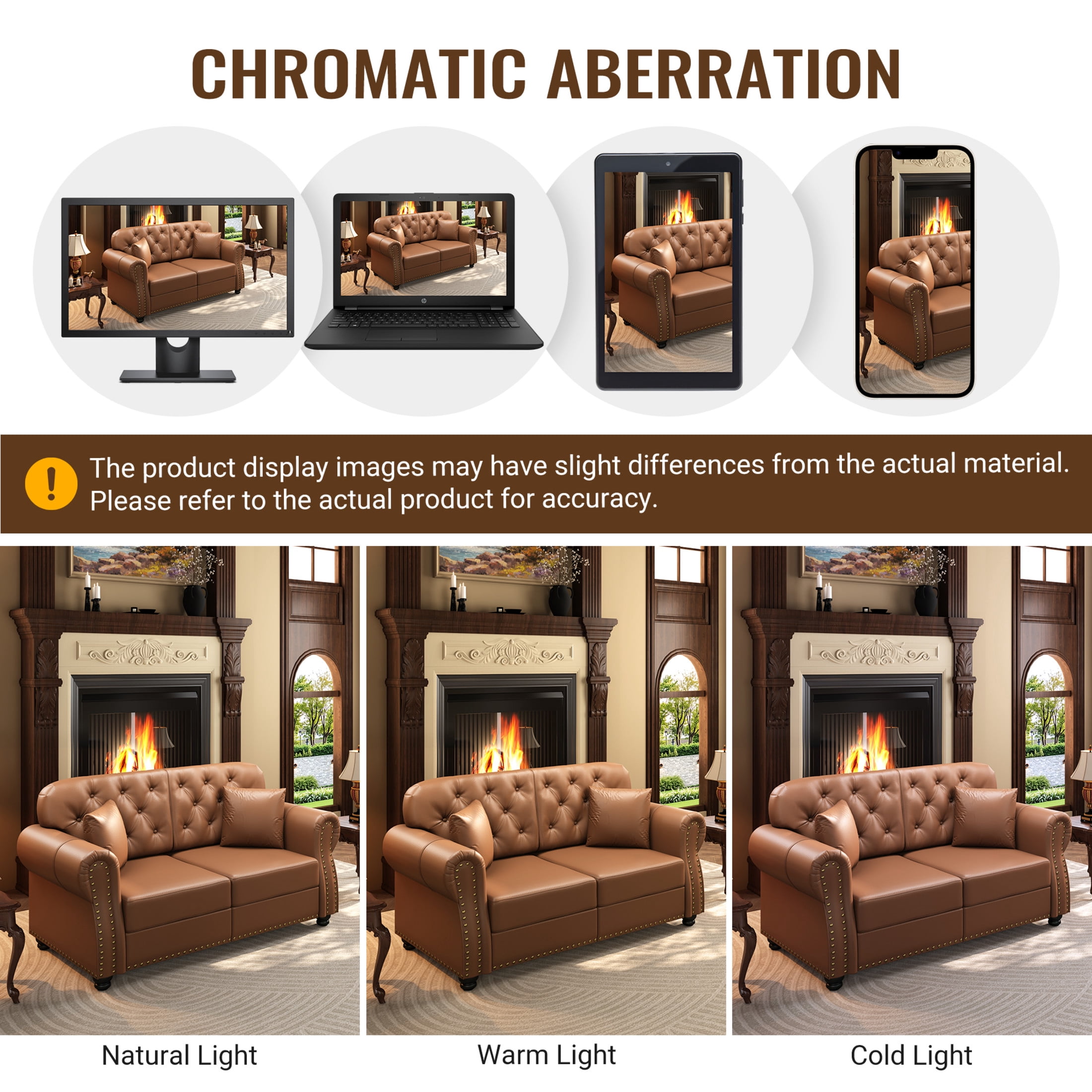 Noble House Brixo 31.5" Faux Leather Ottoman, Modular Sectional Extension Footstool and Coffee Table, Brown