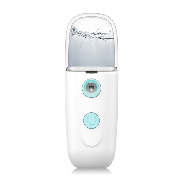 Mujer portátil cara neblina pulverizador 35ml profundo humectante humidificador humidificador atomizador facial facial herramienta de cuidado de la piel suministros de belleza blanco Yuarrent HA028243-01B