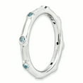 thumbnail image 3 of Blue Topaz Sterling Silver Ring, 3 of 5