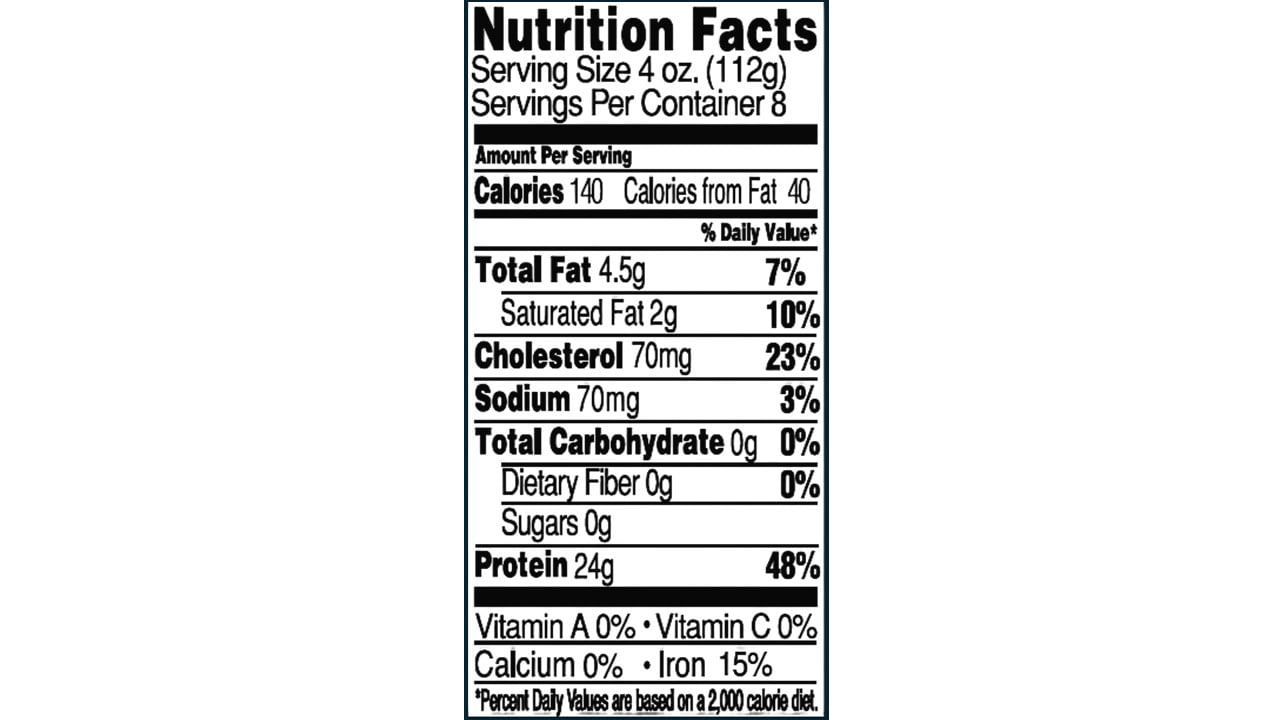Fresh Grass-Fed 96% Lean 04% Fat Ground Beef, 2 lb Brick
