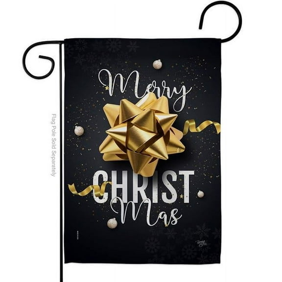 Breeze Decor G164225-BO Christmas Gifts Garden Flag Winter 13 x 18.5 in. Double-Sided Decorative Vertical Flags for House Decoration Banner Yard Gift