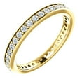 thumbnail image 4 of Pompeii 1/2 Ct Diamond Eternity Ring Womens Wedding Band 14k Yellow Gold EX3 Lab Grown, 4 of 4