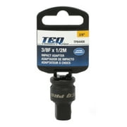 TEQ Correct Professional 3/8" Drive Impact Adapter 3/8" Female X 1/2" Male