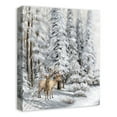 thumbnail image 2 of Creative Products Snowy Forest Deer 16 x 20 Canvas Wall Art, 2 of 4