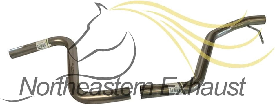 Northeastern Exhaust Resonator, Intermediate Pipe, Muffler & Tail Pipe Fits 2008-2012 Chevrolet Malibu 2.4L & 3.5L, 2008-2009 Saturn Aura 2.4L & 3.5L - Direct Fit | Stainless Steel System Kit