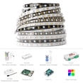thumbnail image 5 of BTF-LIGHTING WS2812B Tira de luces LED 1m 5m 30LEDs/m 60LEDs/m IP30 IP65 IP67 5050SMD Direccionable individualmente PCB blanco negro flexible Tira de píxeles LED a todo color Dream Color DC5V, 5 of 5