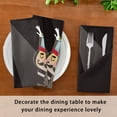 thumbnail image 5 of GZHJMY Christmas Napkin Nutcracker Cartoon Ballet Kitchen Dining Table Holiday Decor Housewarming Seasonal Xmas Eve New Year Gift 4 Pack 20" × 20", 5 of 6