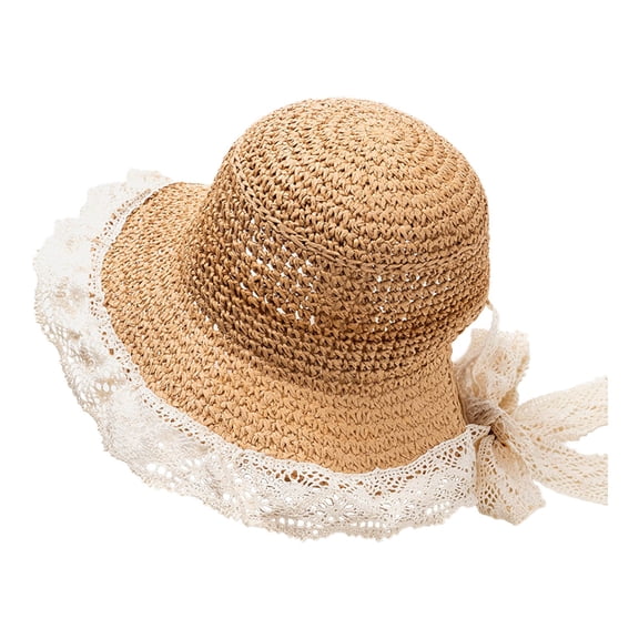 Gaexia Girls Sun Hat Wide Brim Beach Floppy Visor Cap Baby Toddler Summer Outdoor Adventure Travel Bucket Bonnet