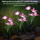 thumbnail image 2 of Flores Solar Lirio Floración 4pcs Led Impermeable, 2 of 9