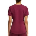 Scrubstar Women's Ultimate Stretch Twill Criss Cross VNeck Scrub Top