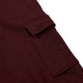 thumbnail image 5 of Tiweut Mens Pants Long Straight Leg Elastic Waist Loose Fit Stretchable Soft Lightweight Everyday Wear Man Trousers Wine,M, 5 of 9