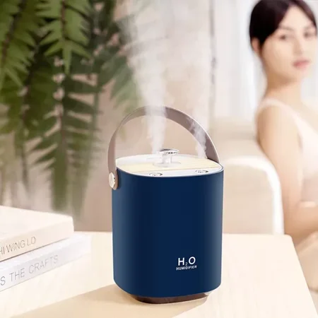 

Double Nozzle Air Humidifier USB Rechargeable Ultrasonic Essential Oil Aroma Diffuser Mist Maker