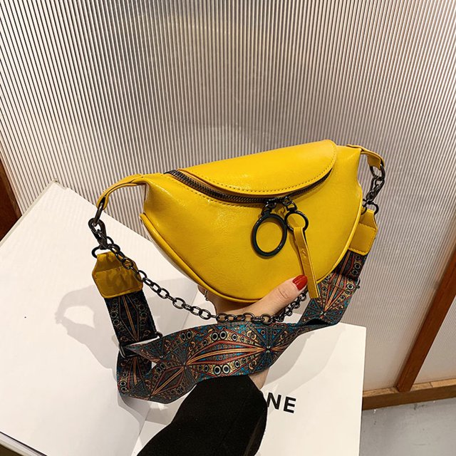 Bolsa de pecho para mujer, bandolera Vintage de cuero al óleo, de mano con estampado Retro Ndcxsfigh Para Estrenar