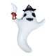 thumbnail image 2 of Globo Fantasma Accesorio para Fiestas Decoración de Halloween Ornamento Inflable Figura Colgante de PVC con Diseño Espeluznante Adecuado para Jardine Fantasma de sombrero negro, 2 of 8