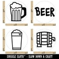 thumbnail image 2 of Fun Beer Stein Keg Glass Foam Rubber Stamp Set for Scrapbooking Crafting Stamping - Medium 1 Inch, 2 of 7