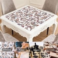 thumbnail image 6 of Boho Style Multi-Purpose Rubber Game Mat 31.5 Inch Square Extra Large Mahjong Pad Features Anti-Slip Backing and Noise Reducing Properties for Tiles and Boards, 6 of 7