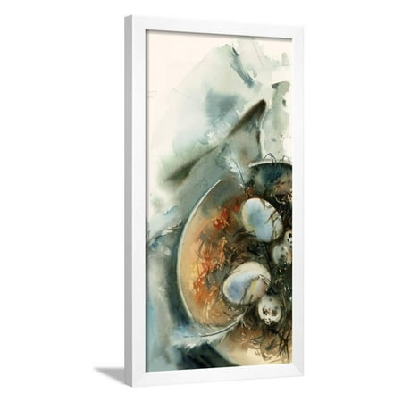 bird nest framed print