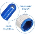 thumbnail image 3 of FONWILYO 1Set Extendable Telescopic Rod Pool Skimmer Pole Aluminum Adjustable Metal Connecting Pole for Pool Use, 3 of 7