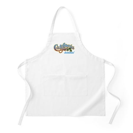 CafePress - CALIFORNIA DREAMIN - Kitchen Apron with Pockets Grilling Apron Baking Apron