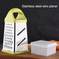 thumbnail image 1 of CHUANK Reheyre Durable Non-slip Handle Vegetable Grater - Handheld Stainless Steel Grater for Hard Cheese and Vegetables  Providing a  Grip in Daily Kitchen Tasks, 1 of 8