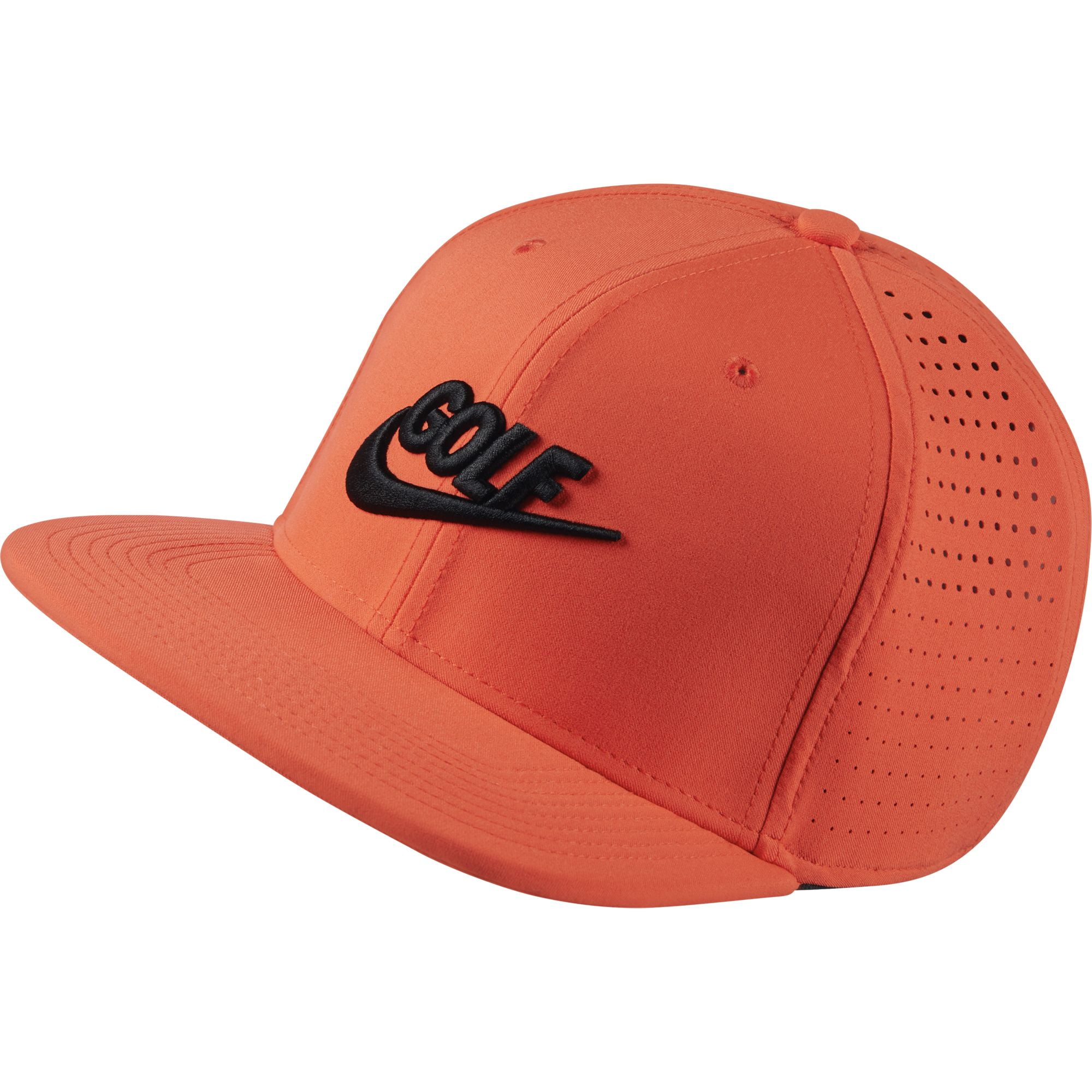 NEW Nike AeroBill Max Orange/Black Adjustable Snapback Flatbill Hat/Cap ...