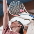 thumbnail image 4 of HEALEEP 3Pcs Pink Mini Tennis Racket Dampeners for Shock Absorption and Vibration, 4 of 8