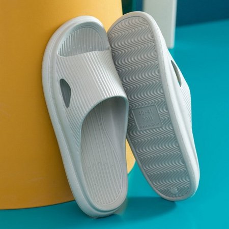 

PIKADINGNIS Fashion Home Slippers For Men Slip On Flats Hotel Indoor Floor Flat Shoes Female Slides Summer Non-Slip Family Bathroom Sandals
