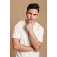 thumbnail image 2 of Cottonique Men's Short Sleeve Crew Neck Shirt Size: 2XL | Color: Natural, 2 of 5