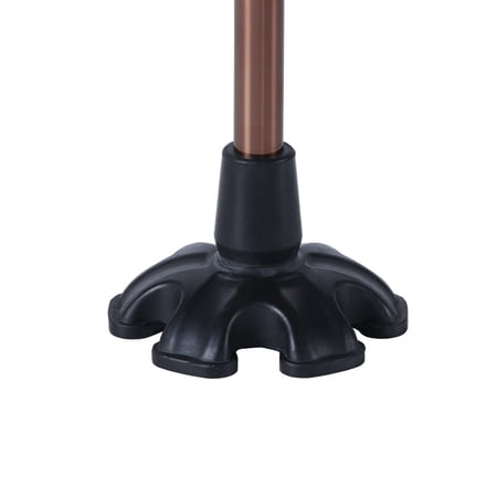 Heavy Duty Rubber Cane Tip - 19mm Support Feet, Self Standing for Walking Canes & Sticks