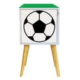 thumbnail image 2 of Buró Mesa De Noche Recámara Niños Futbol Balón Luz Led Verde, 2 of 4