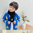 thumbnail image 3 of FAMTKT Kids Knitted Scarf Winter Solid Color Winter Toddler Wrap Scarves for Boy Girls Neck Collar Keep Warm Accessories, 3 of 3