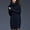 Navy, variant on Guzom Sweater Dresses for Women- Loose Turtleneck Knitted Long Sleeve Fall and Winter Midi Dresses Brown Size 2XL